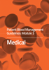 Image of front cover of Module 3 Patient Blood Management Guidelines Medical