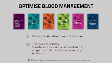 Optimise blood management