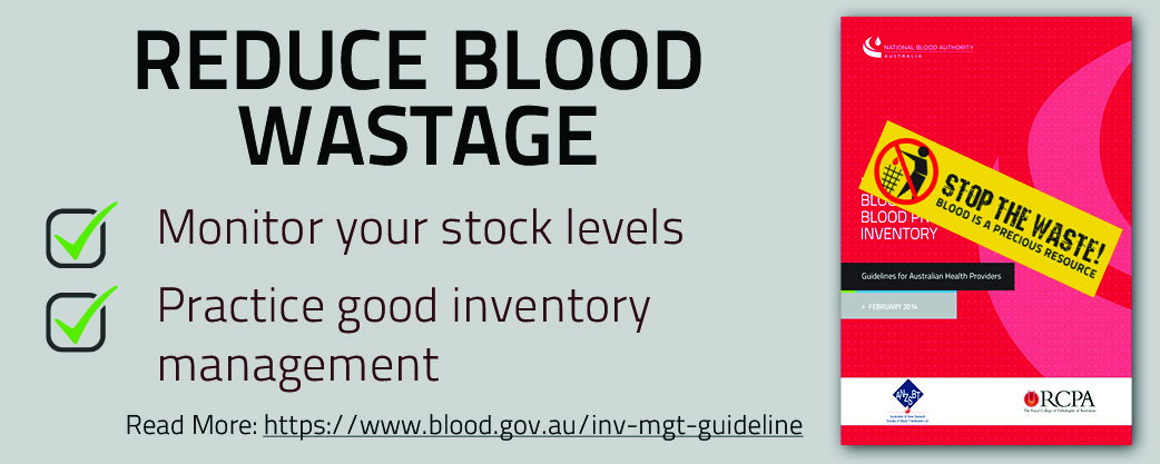 Reduce Blood Wastage banner